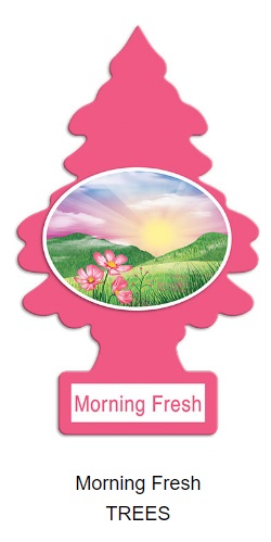 Ароматизатор подвесной картон ёлочка 'Утренняя свежесть' (Morning Fresh)