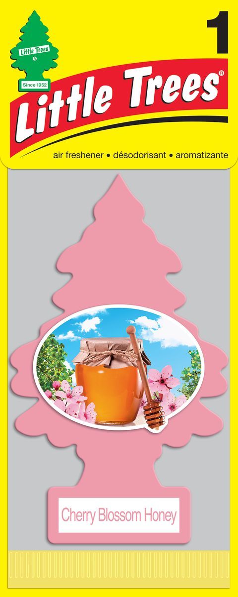 Ароматизатор подвесной картон ёлочка "Медовая вишня" (Cherry Blossom Honey)