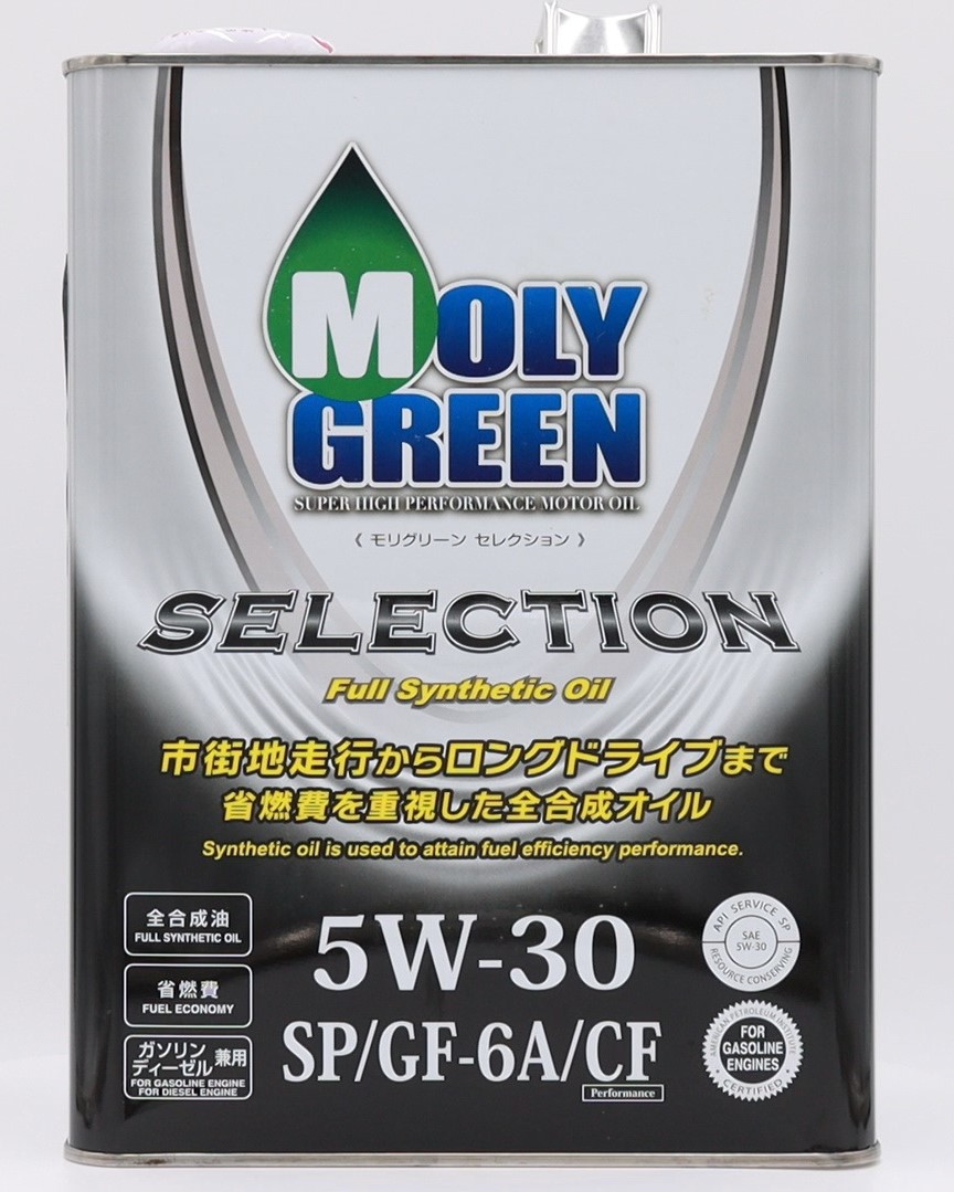 Масло моторное MOLYGREEN SELECTION 5W30 SP/GF-6A/CF (4,0)