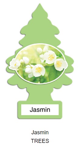 Ароматизатор подвесной картон ёлочка 'Жасмин' (Jasmin)